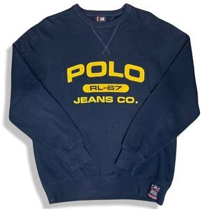 Vintage 90s Polo Ralph Lauren Polo Jeans CrewNeck Sweatshirt